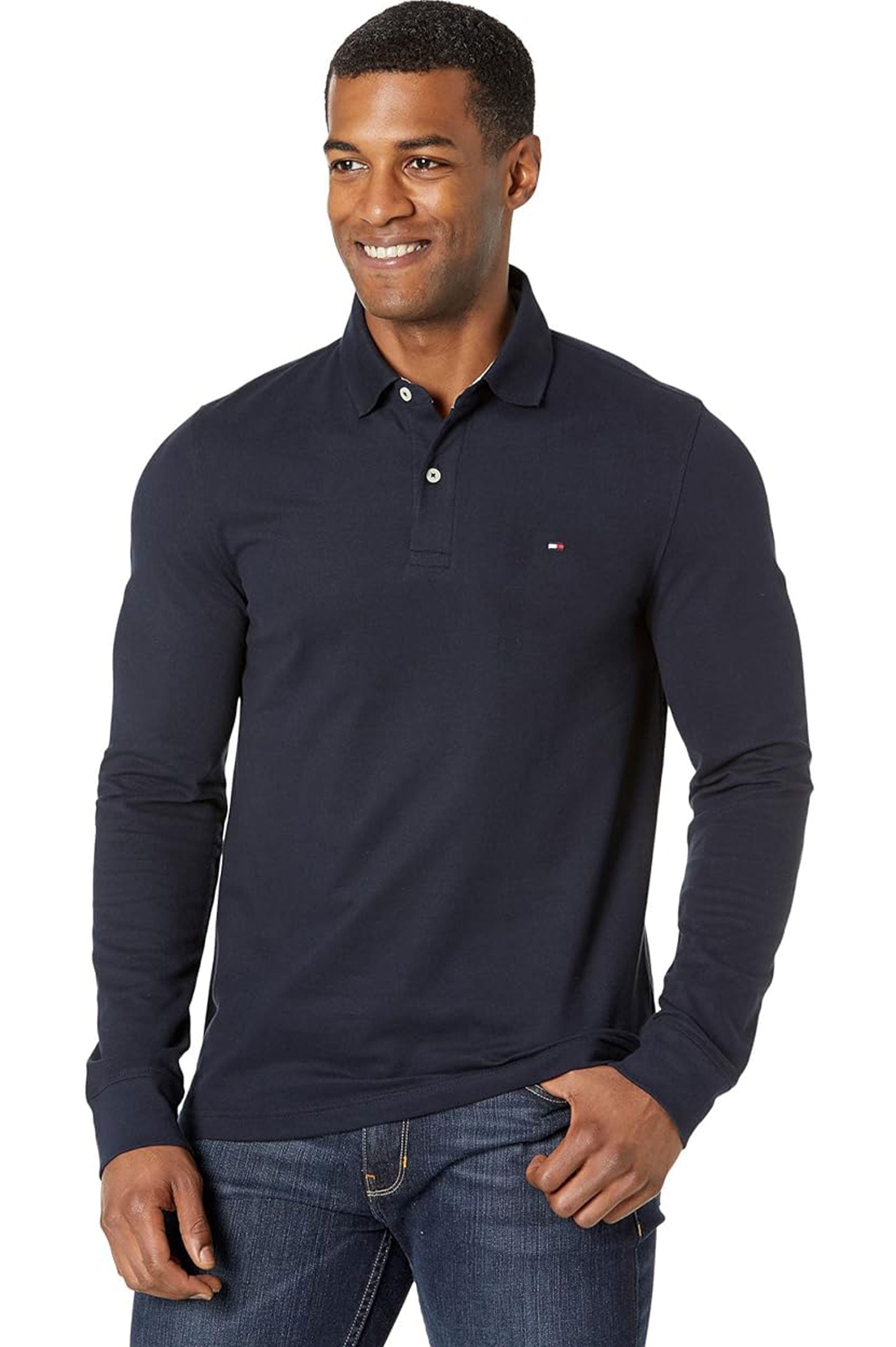 TOMMY HILFIGER FULL SLEEVES POLO SHIRT