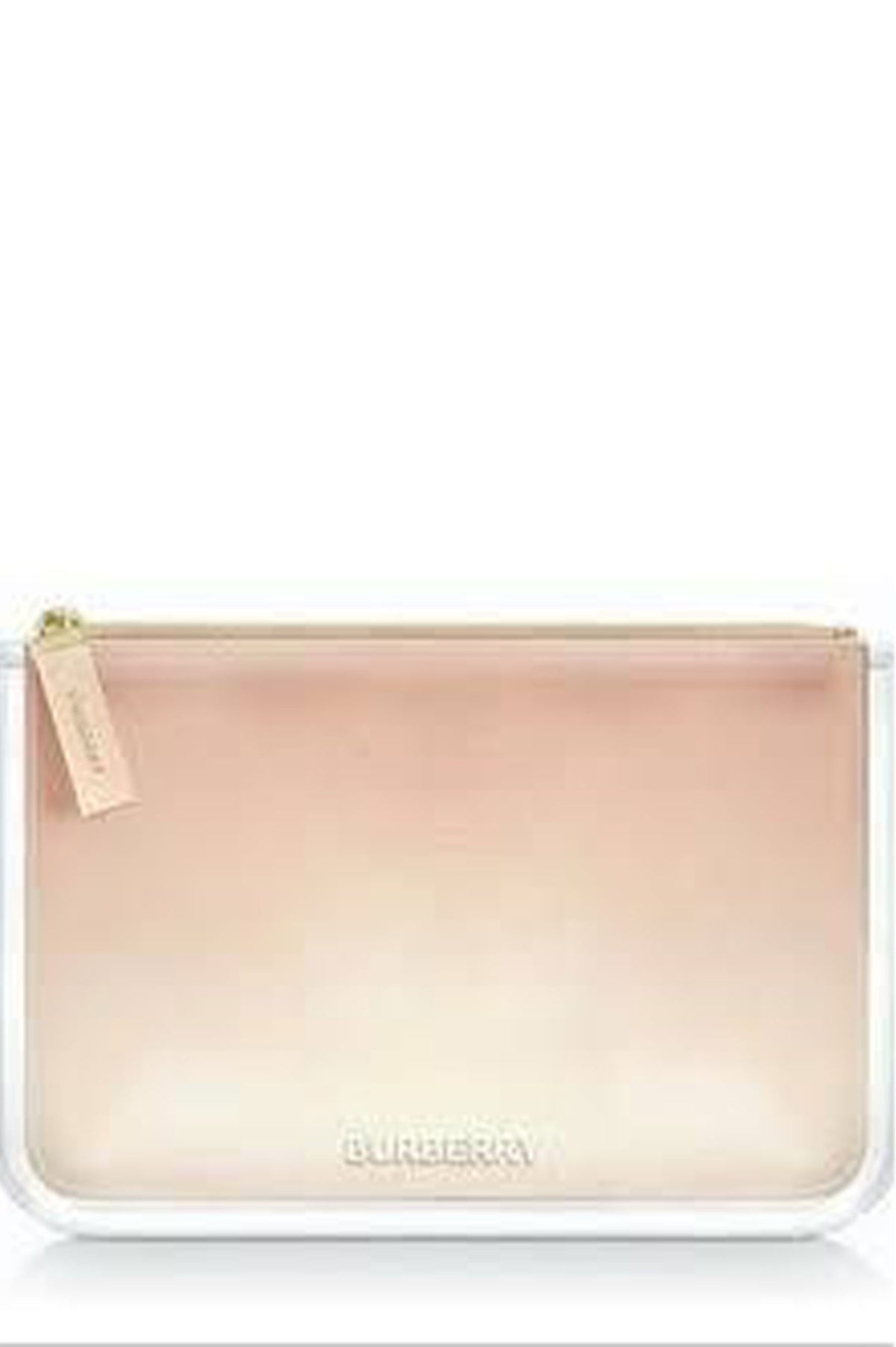 BURBERRY VINYL OMBRE MAKEUP BAG