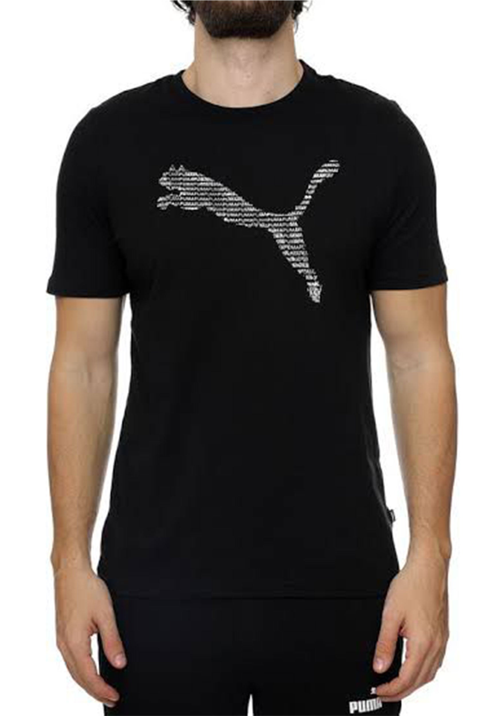 PUMA MENS GRAPHIC HIGH RISK BLACK TEE SHIRT