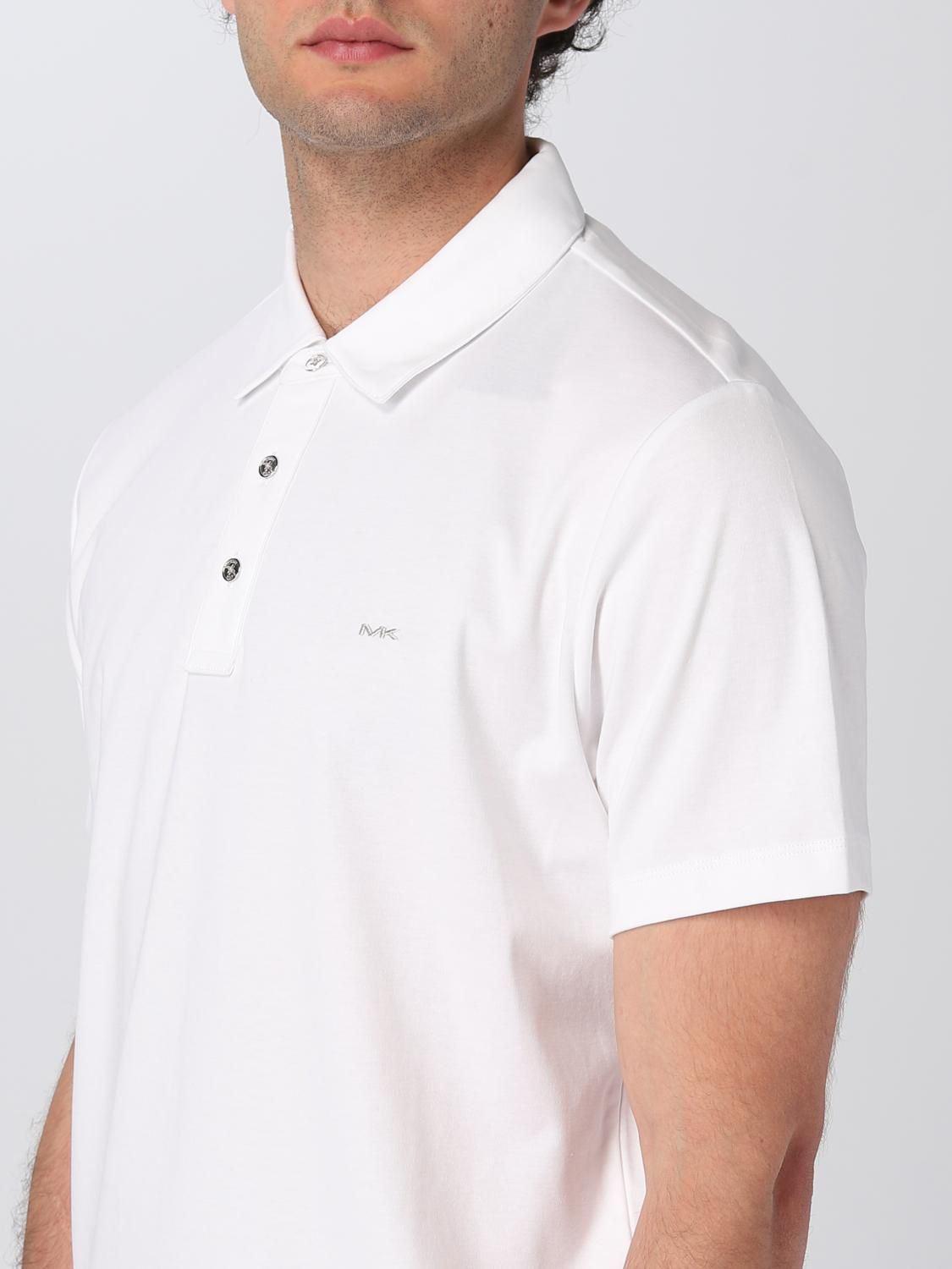 Micheal Kors white polo shirt in cotton
